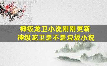 神级龙卫小说刚刚更新 神级龙卫是不是垃圾小说